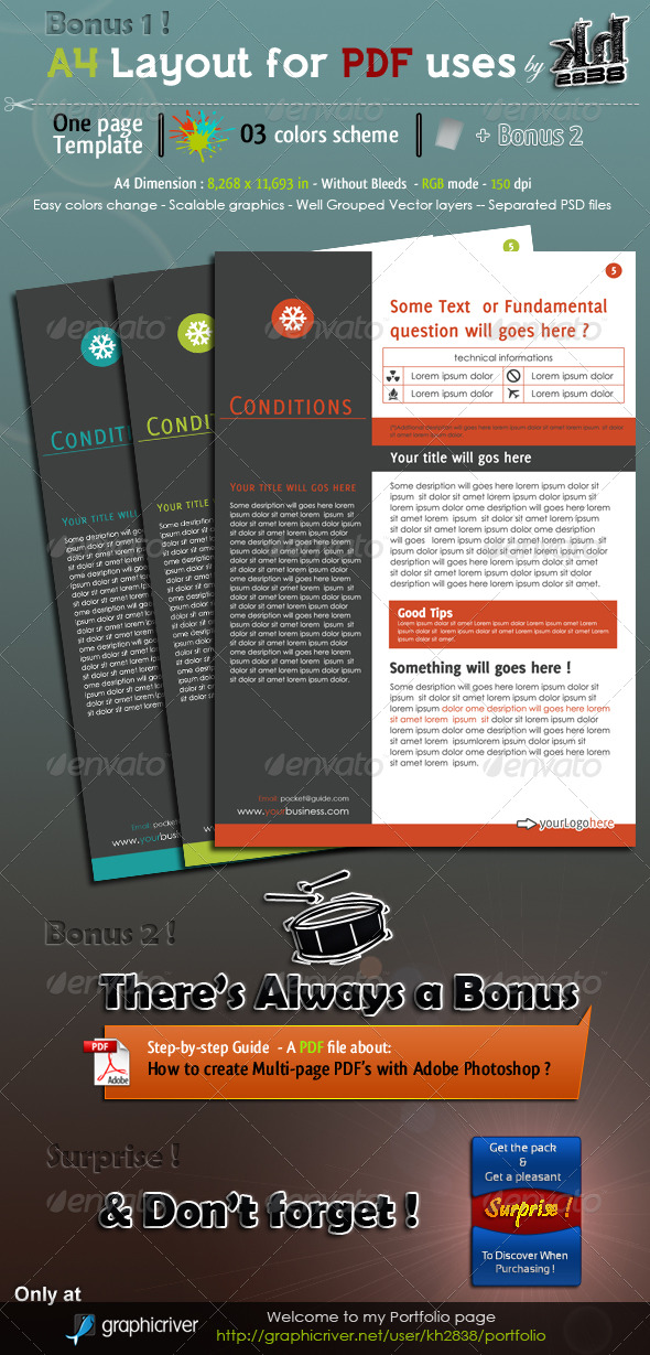 Pocket Guide V1, Print Templates GraphicRiver